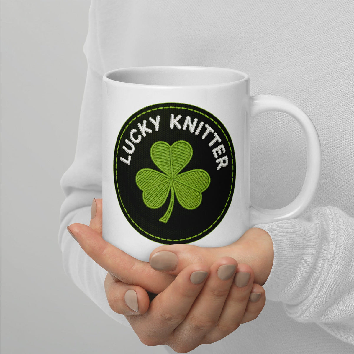 Lucky Knitter Mug 20 oz