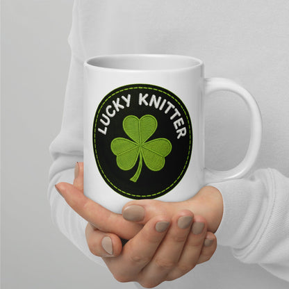 Lucky Knitter Mug 20 oz