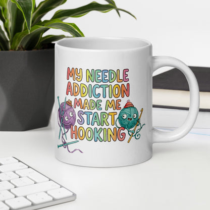 My Needle Addiction Mug 20 oz
