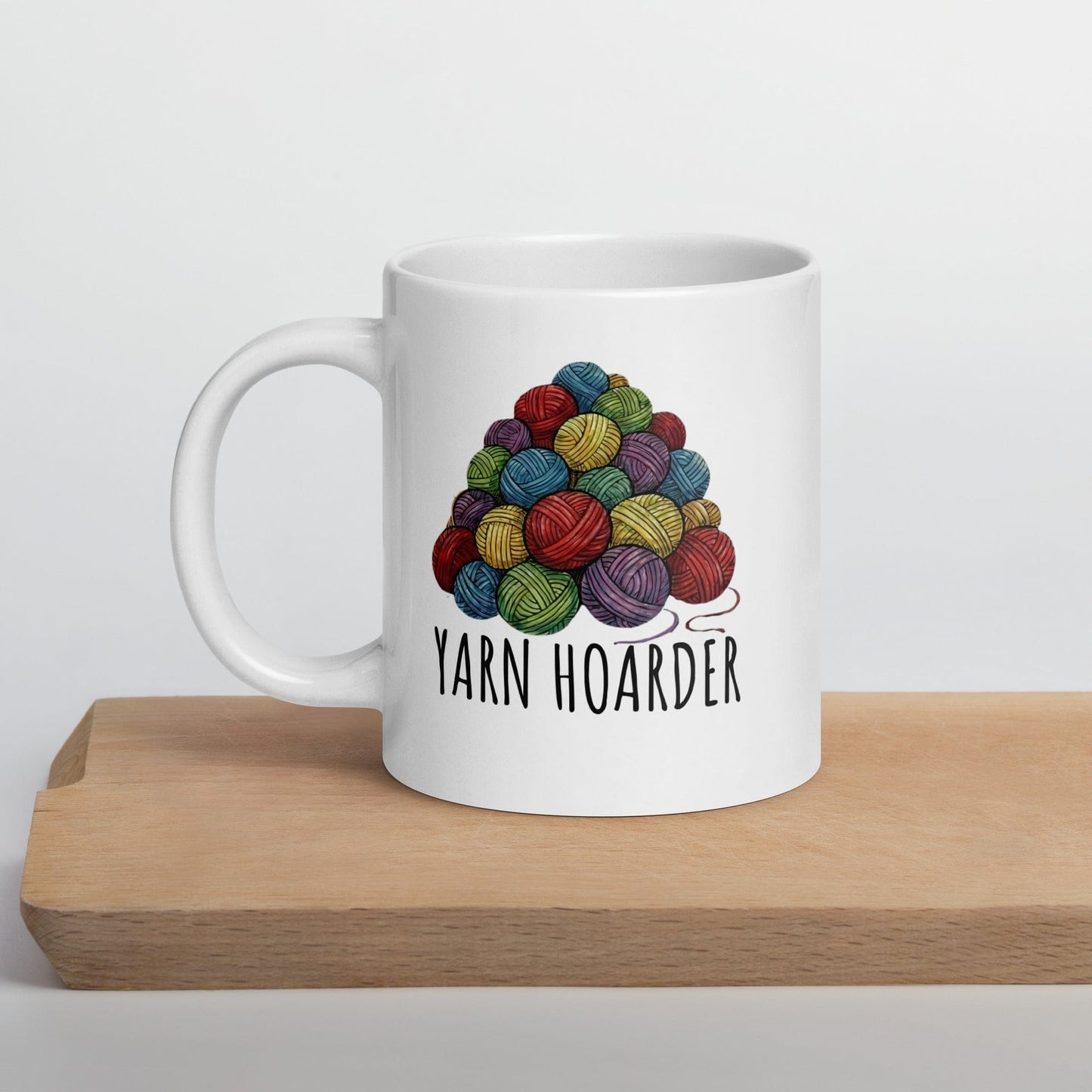 Yarn Hoarder Pile Mug 20 oz