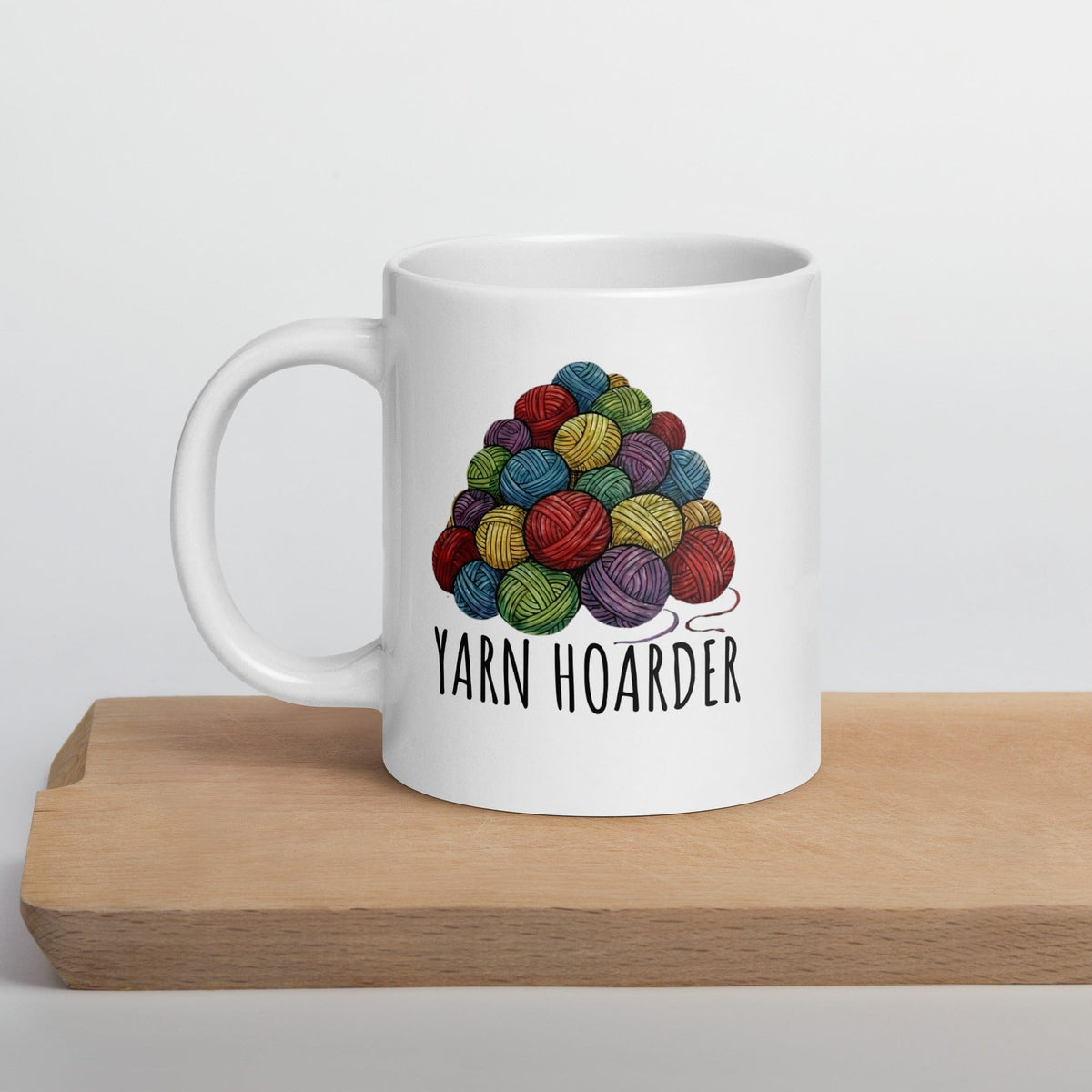 Yarn Hoarder Pile Mug 20 oz