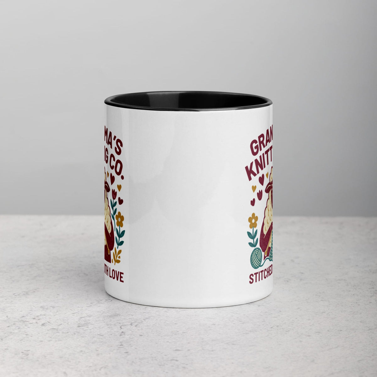 Grandma's Knitting Co. Mug Black / 11 oz