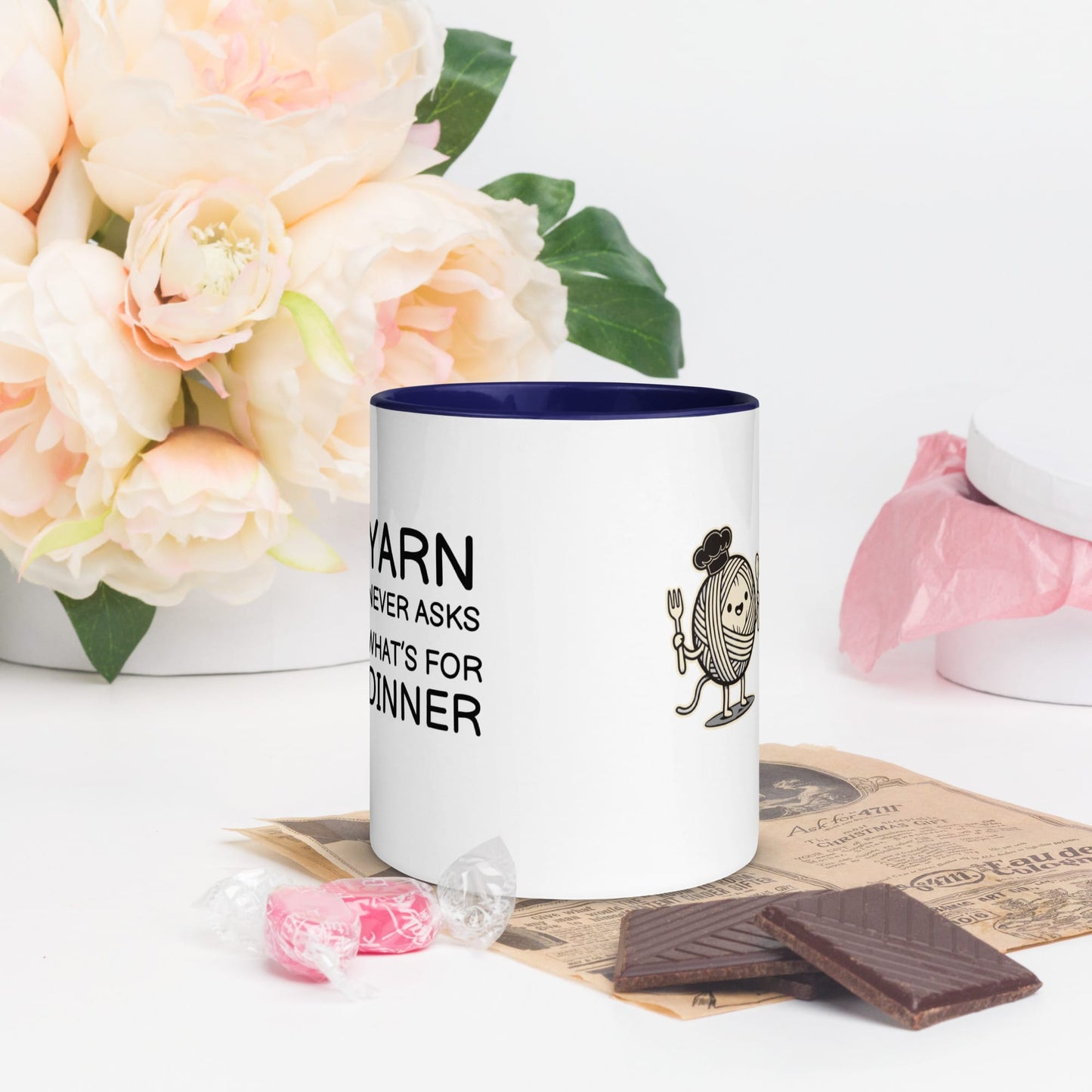 What's For Dinner Mug Dark Blue / 11 oz