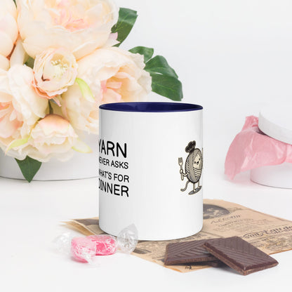 What's For Dinner Mug Dark Blue / 11 oz
