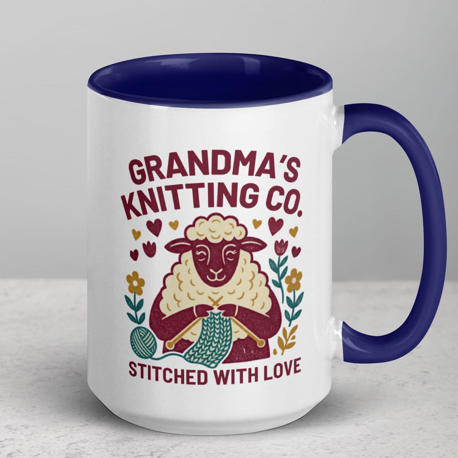 Grandma's Knitting Co. Mug