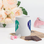 Knit Heart Blues Mug