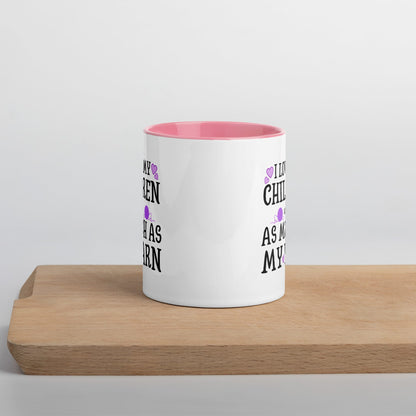 I Love My Children Mug Pink / 11 oz