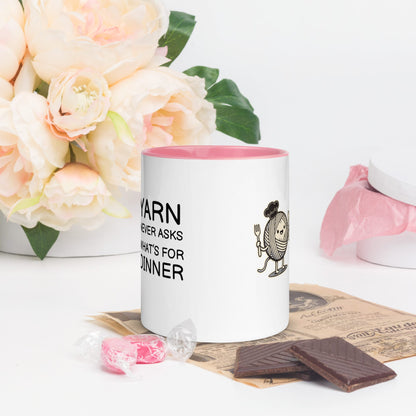 What's For Dinner Mug Pink / 11 oz
