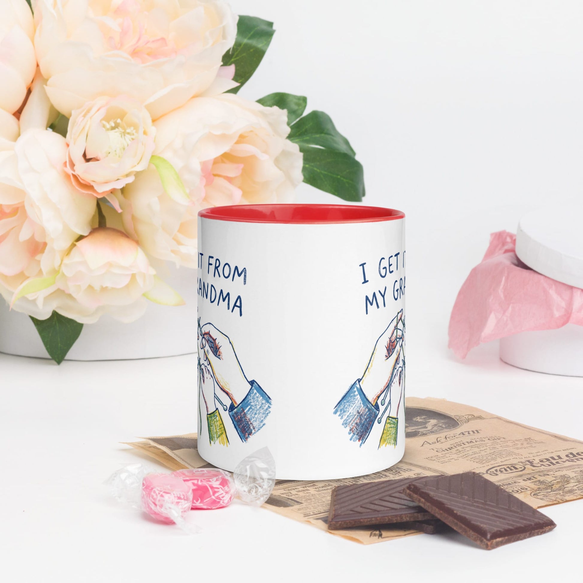 I Get It From My Grandma Mug Red / 11 oz