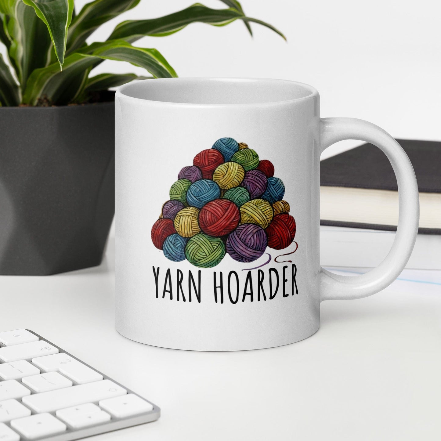 Yarn Hoarder Pile Mug