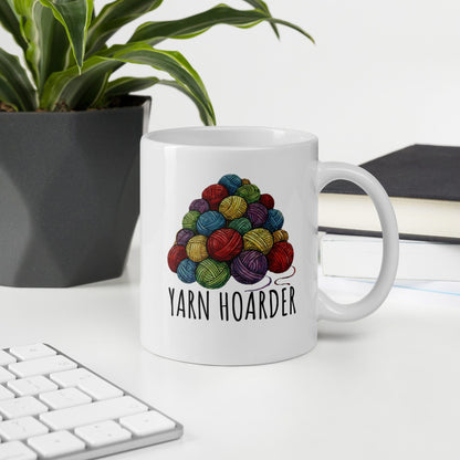 Yarn Hoarder Pile Mug