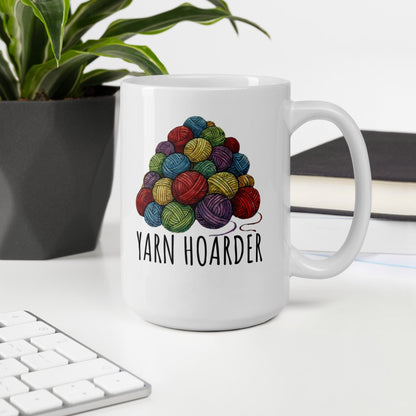 Yarn Hoarder Pile Mug