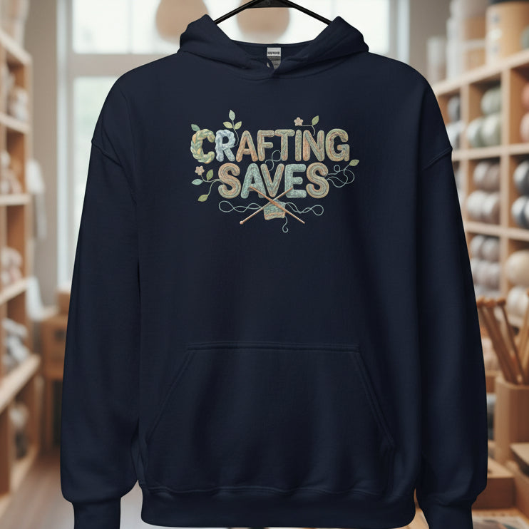 Crafting Saves Hoodie Navy / S