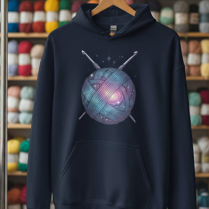 Crochetverse Hoodie Navy / S