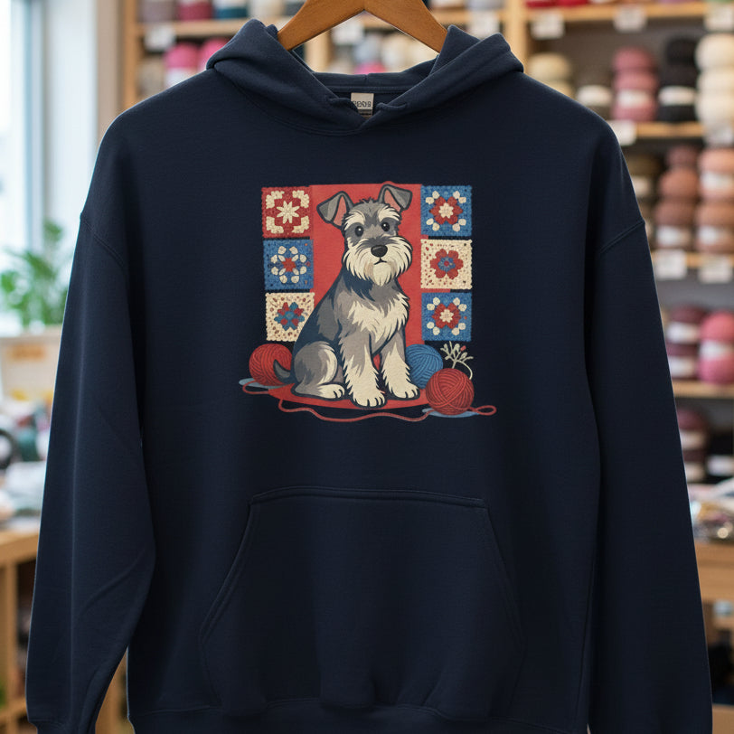 Dogs & Yarn Hoodie Navy / S