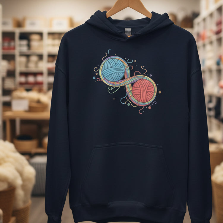 Infinity Yarn Hoodie Navy / S