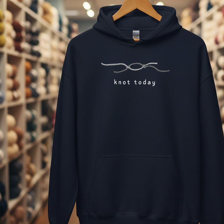 Knot Today Hoodie Navy / S