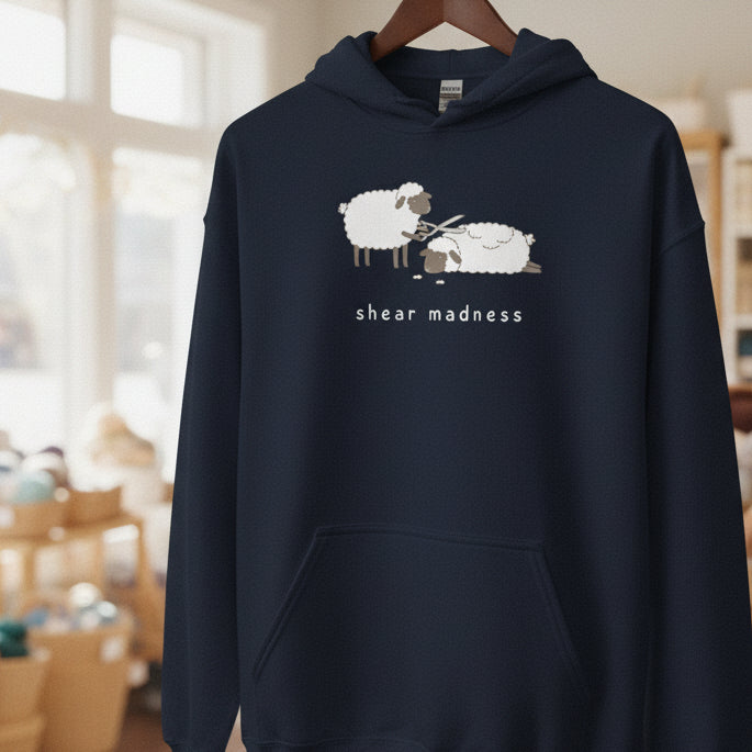 Shear Madness Hoodie Navy / S