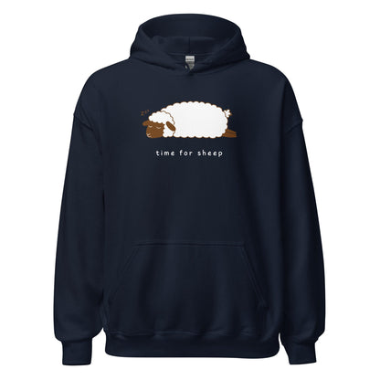 Time for Sheep Hoodie Navy / S