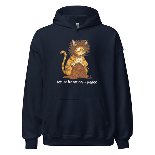 Weird in Peace Hoodie Navy / S
