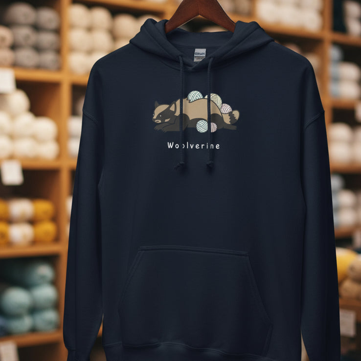 Woolverine Hoodie Navy / S