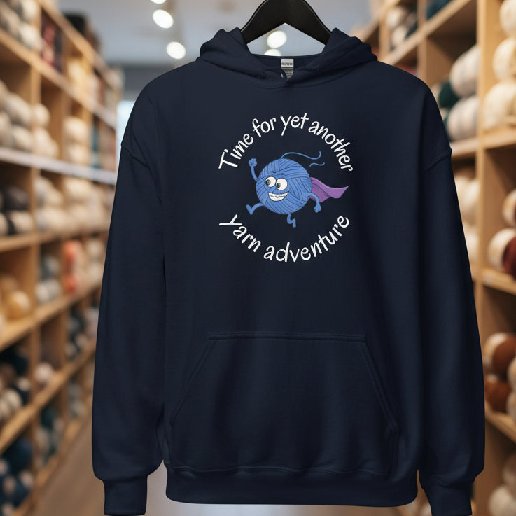 Yarn Adventure Hoodie Navy / S