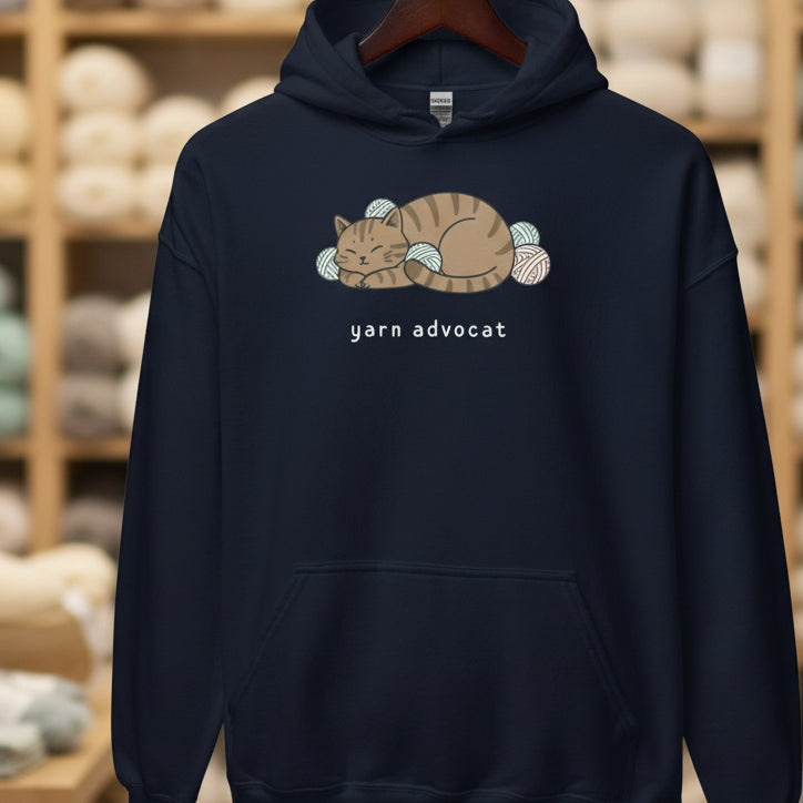 Yarn Advocat Hoodie Navy / S