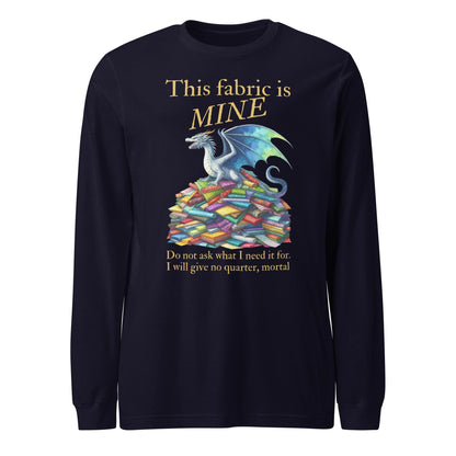 Fabric Dragon Hoarder Long Sleeve Tee Navy / XS