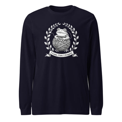 I came, I saw, I Frogged Long Sleeve Tee Navy / XS