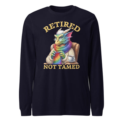 Retired not Tamed Long Sleeve Tee Navy / XS