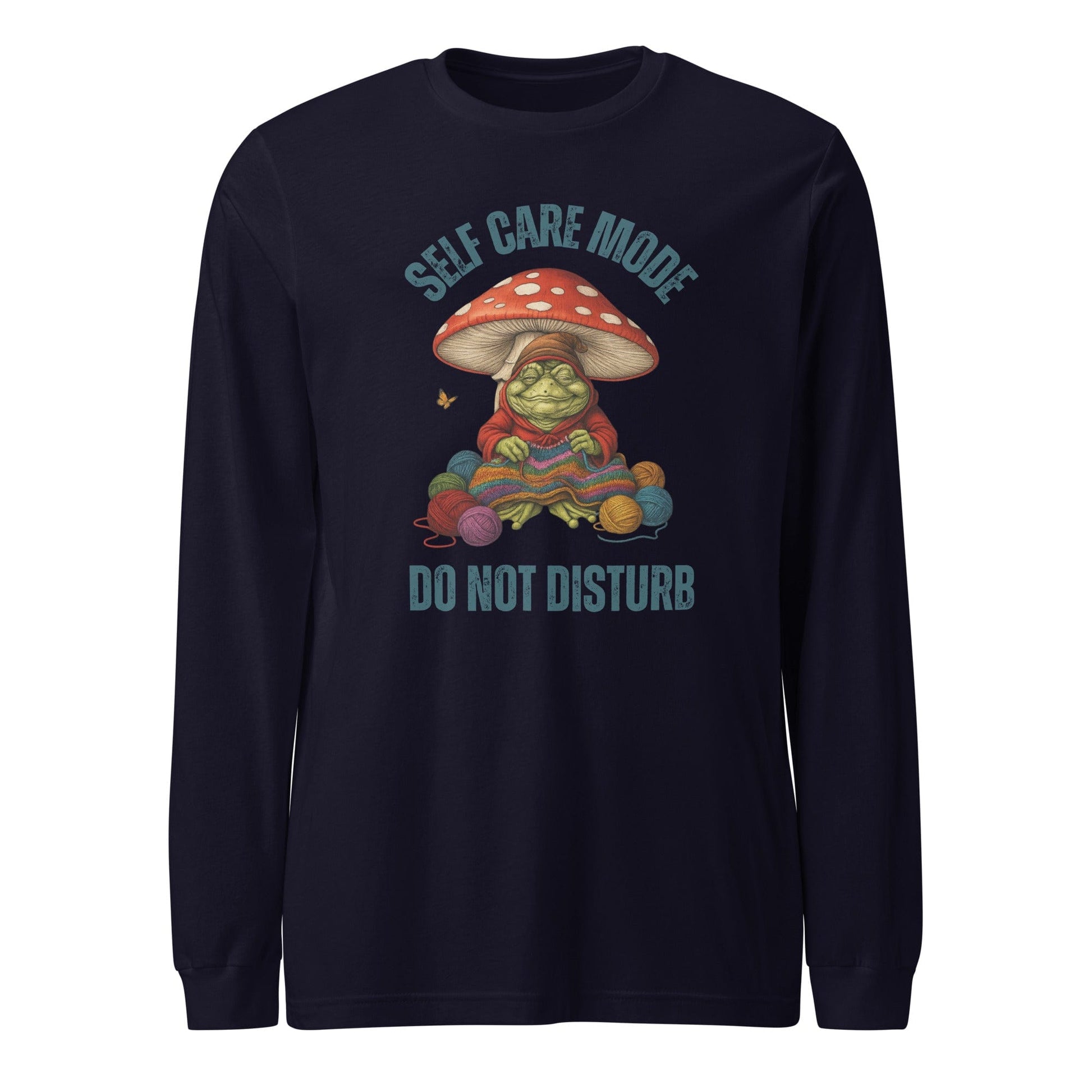 Self Care Mode Long Sleeve Tee Navy / XS