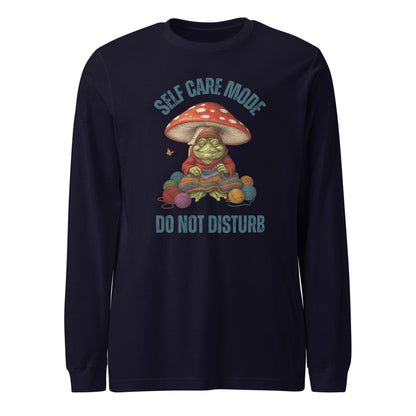 Self Care Mode Long Sleeve Tee Navy / XS