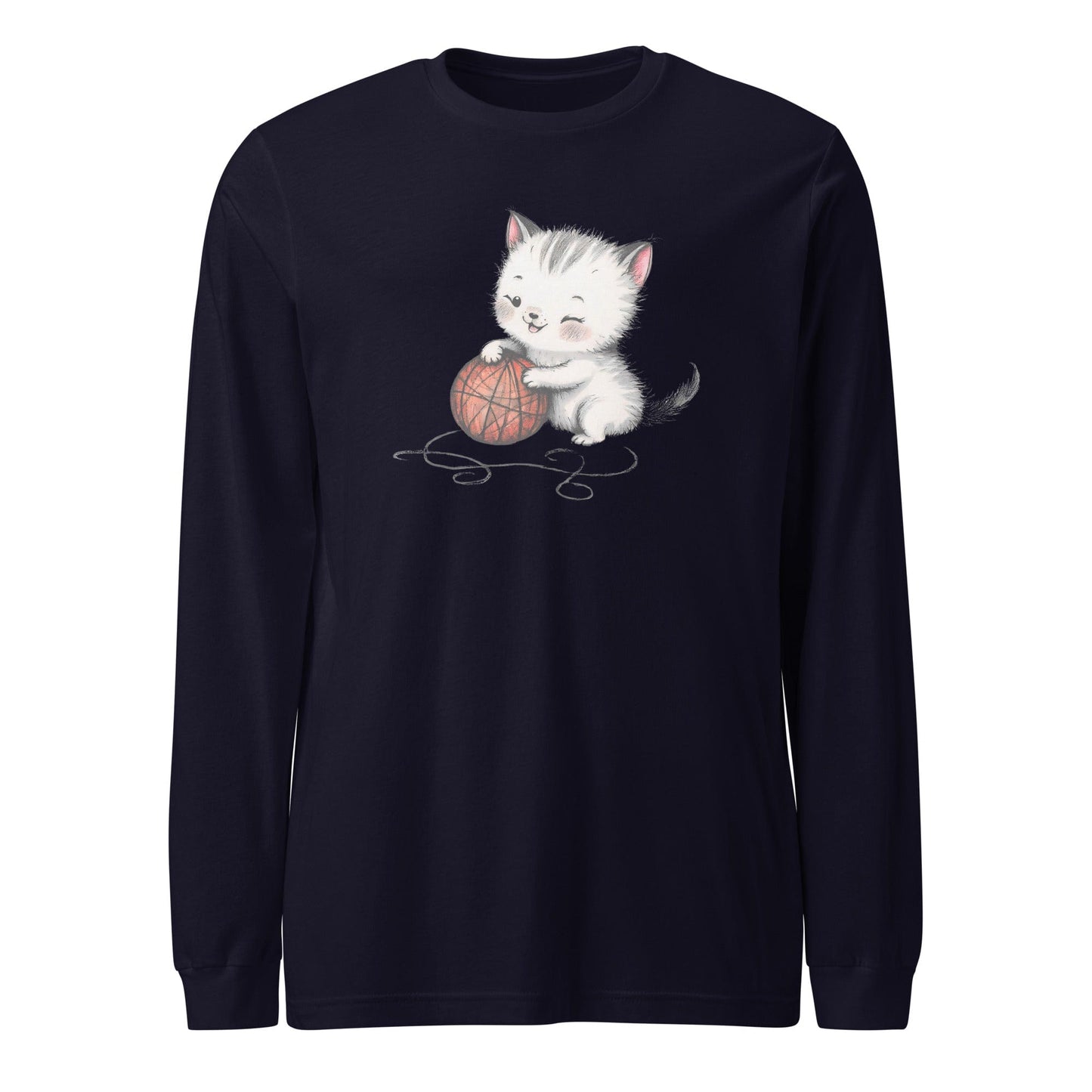 Soft Kitty Long Sleeve Tee Navy / XS