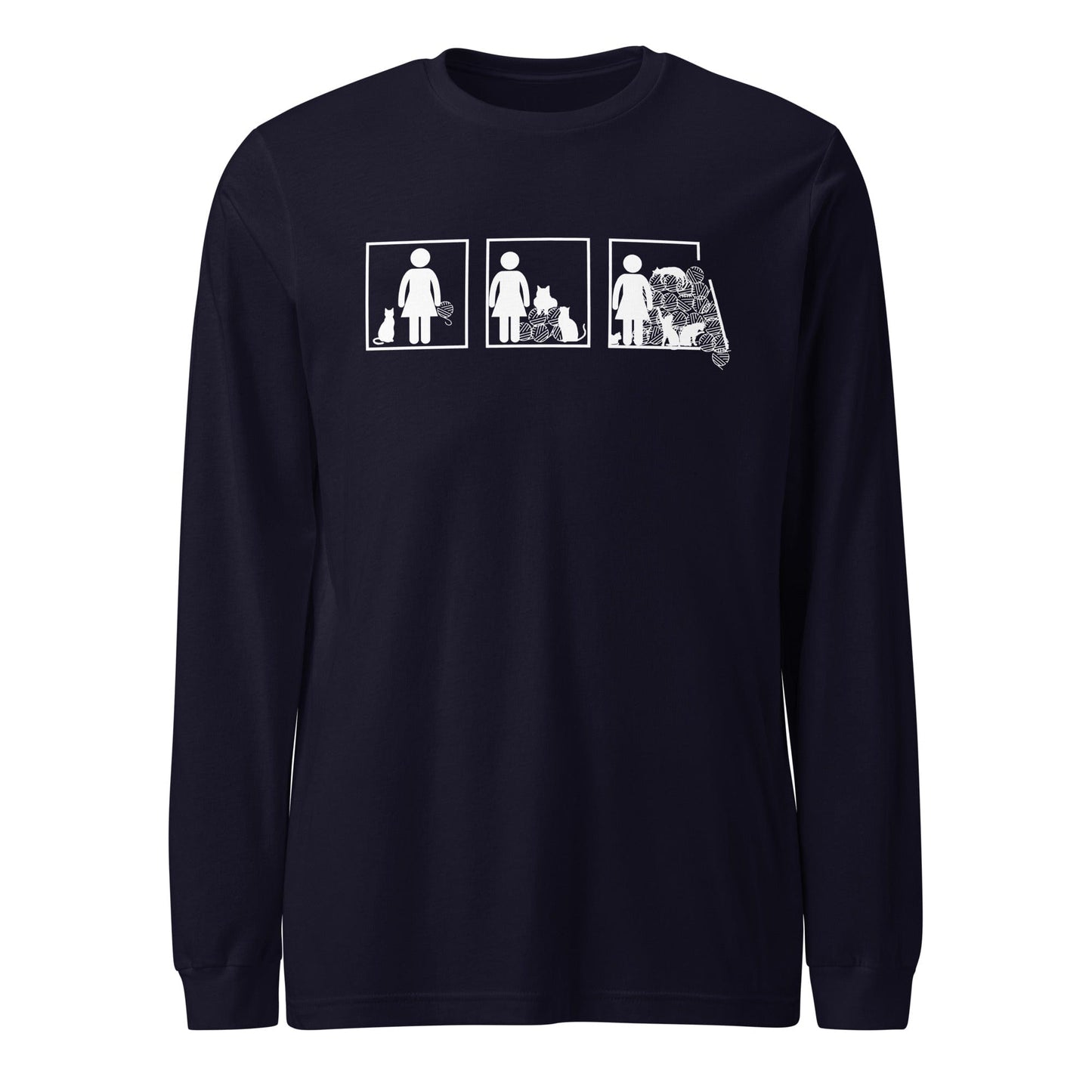 The Inevitable Escalation Long Sleeve Tee Navy / XS