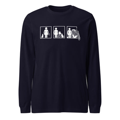 The Inevitable Escalation Long Sleeve Tee Navy / XS
