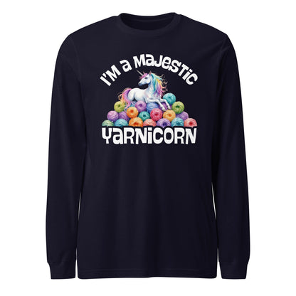 Yarnicorn Long Sleeve Tee Navy / XS