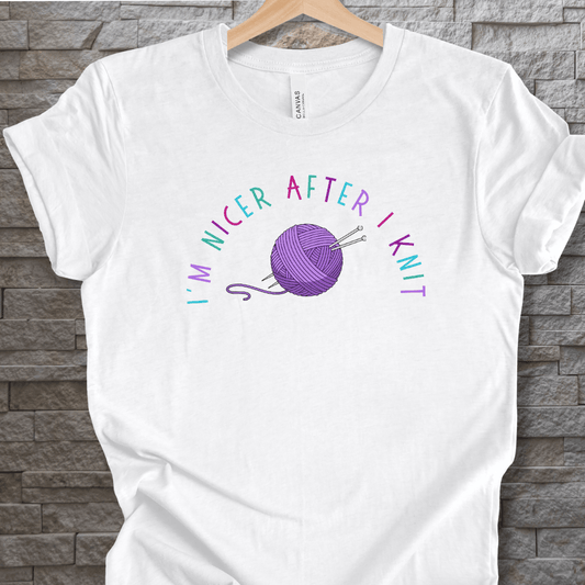 Nicer After I Knit T-Shirt