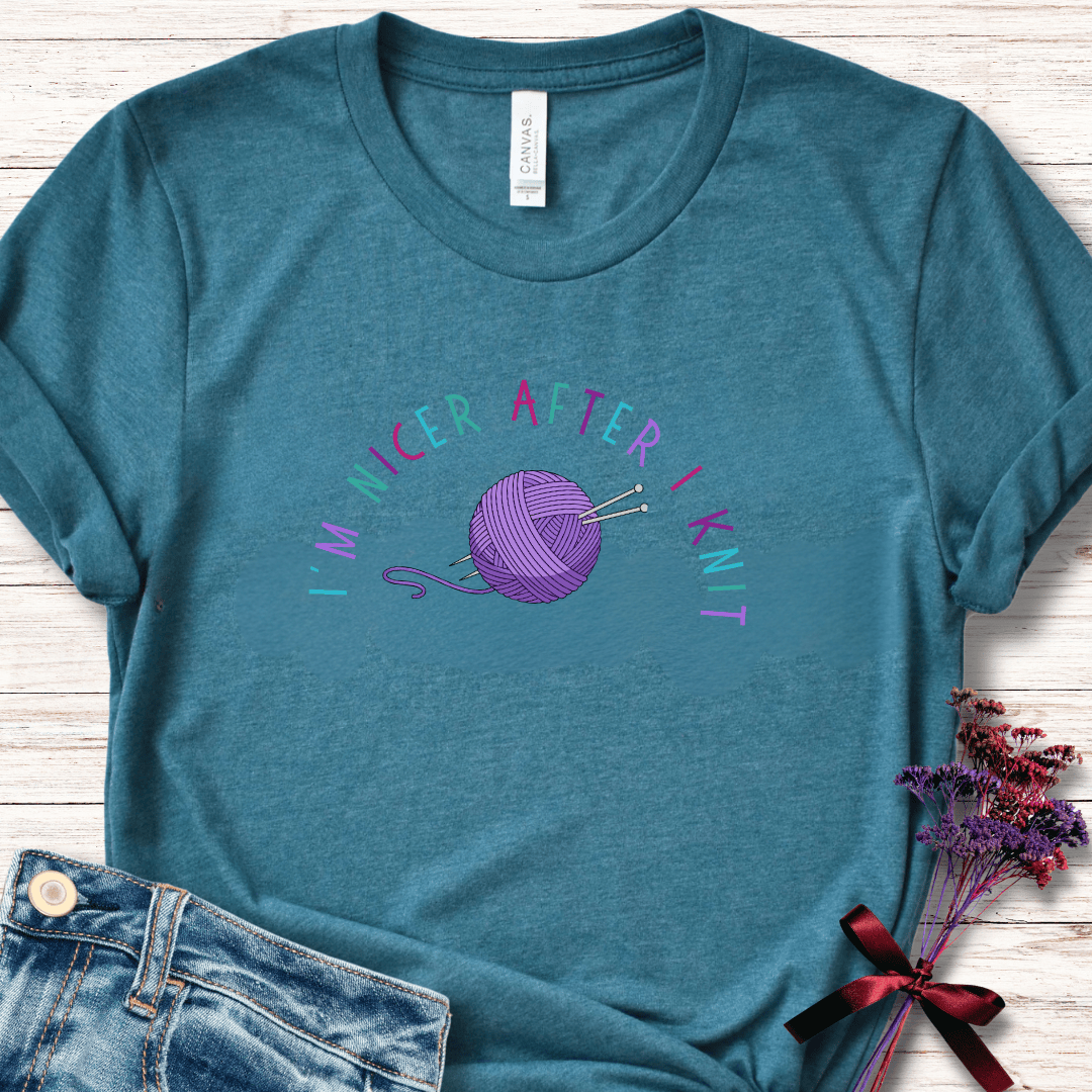 Nicer After I Knit T-Shirt