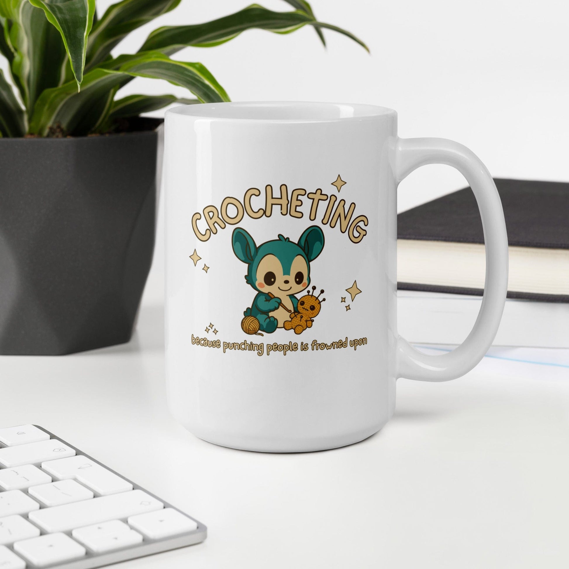 Punching People Is Frowned Upon Mug