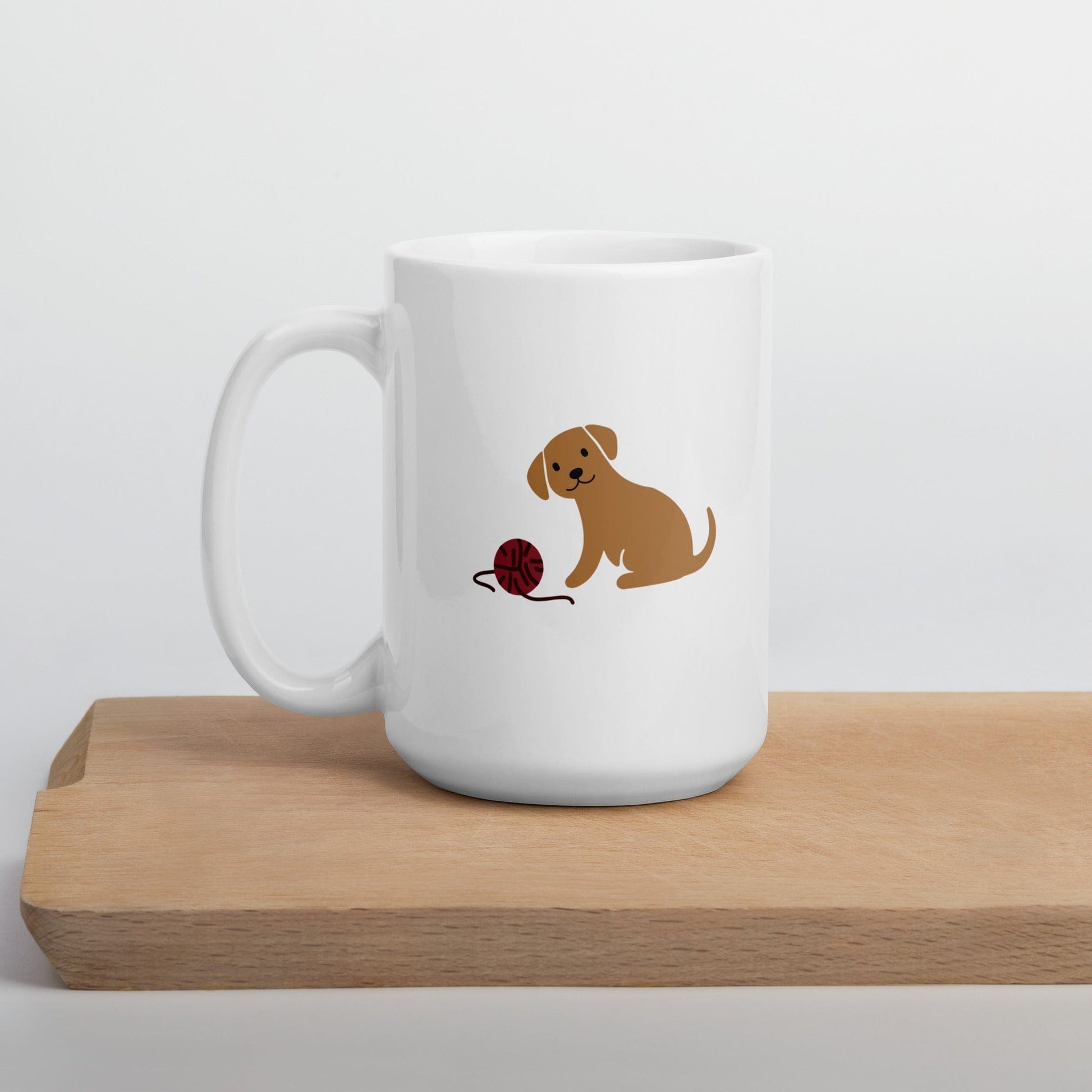 Puppy & Yarn Mug