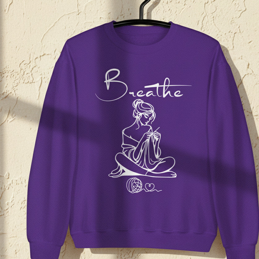 Breathe Sweatshirt Purple / S