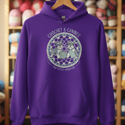 Crochet & Canines Hoodie Purple / S