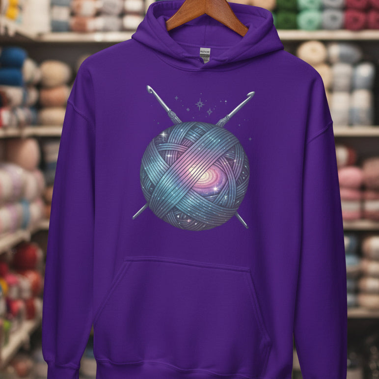 Crochetverse Hoodie Purple / S