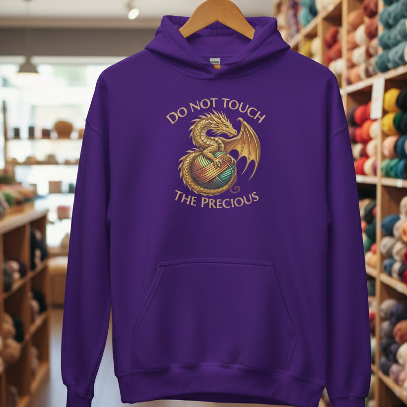 Do Not Touch Hoodie Purple / S