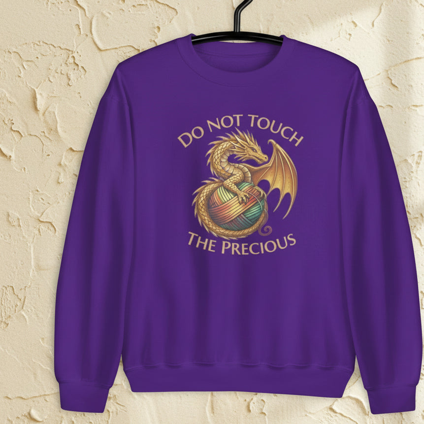 Do Not Touch Sweatshirt Purple / S