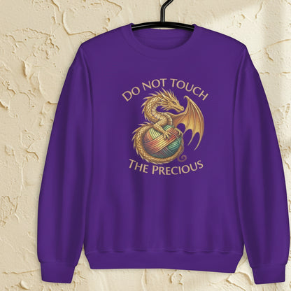 Do Not Touch Sweatshirt Purple / S