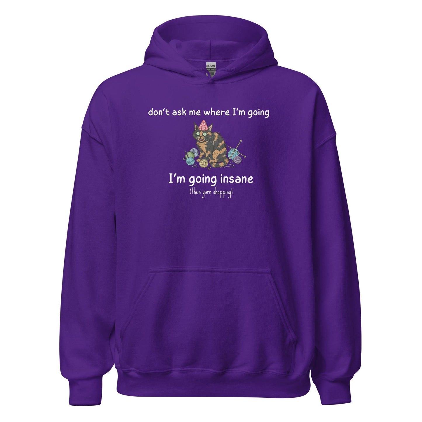 Going Insane Hoodie Purple / S