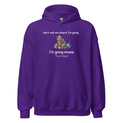 Going Insane Hoodie Purple / S