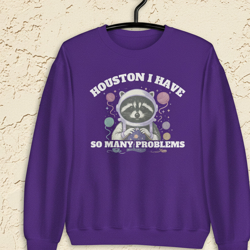 Houston Sweatshirt Purple / S