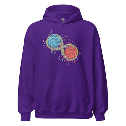 Infinity Yarn Hoodie Purple / S